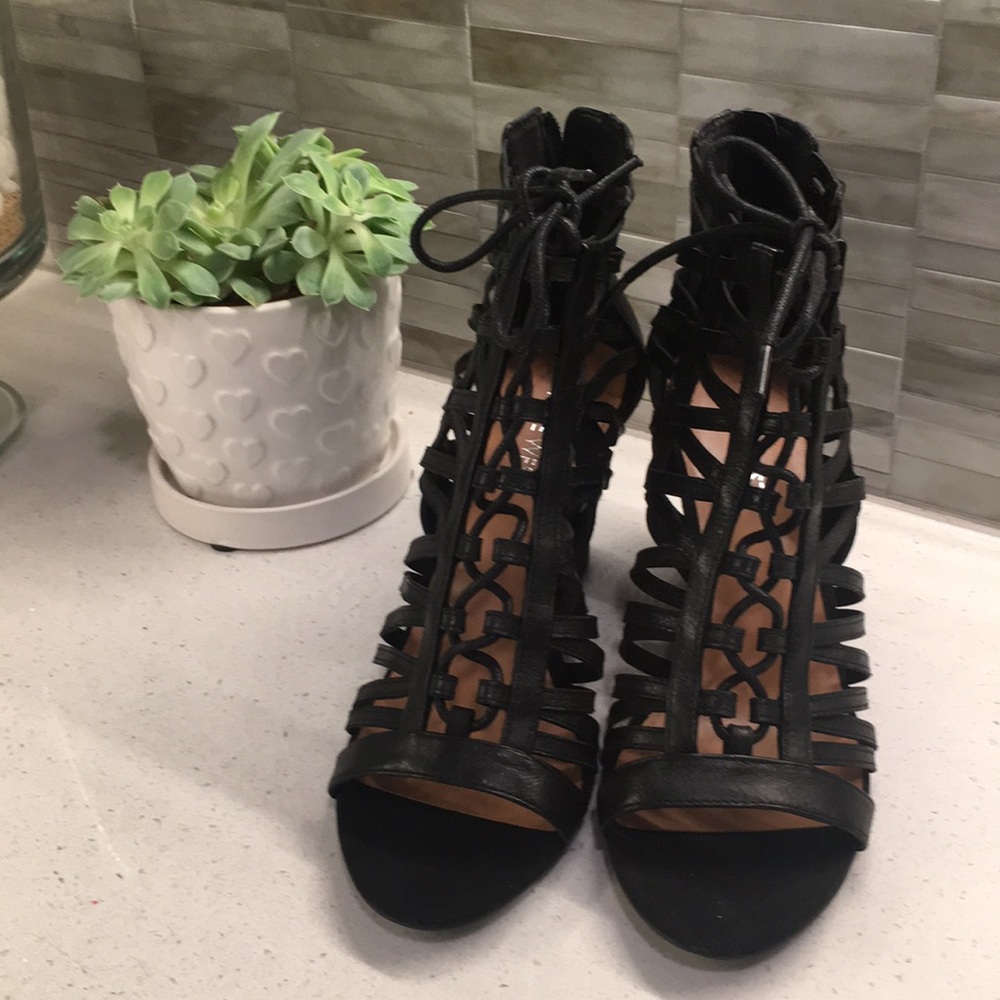 Nine West NW7FOREST  wedge bootie - black
